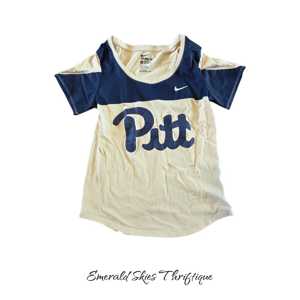 The Nike tee women's tshirt Pitt medium athletic cut free shipping